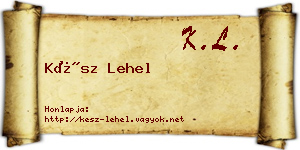 Kész Lehel névjegykártya